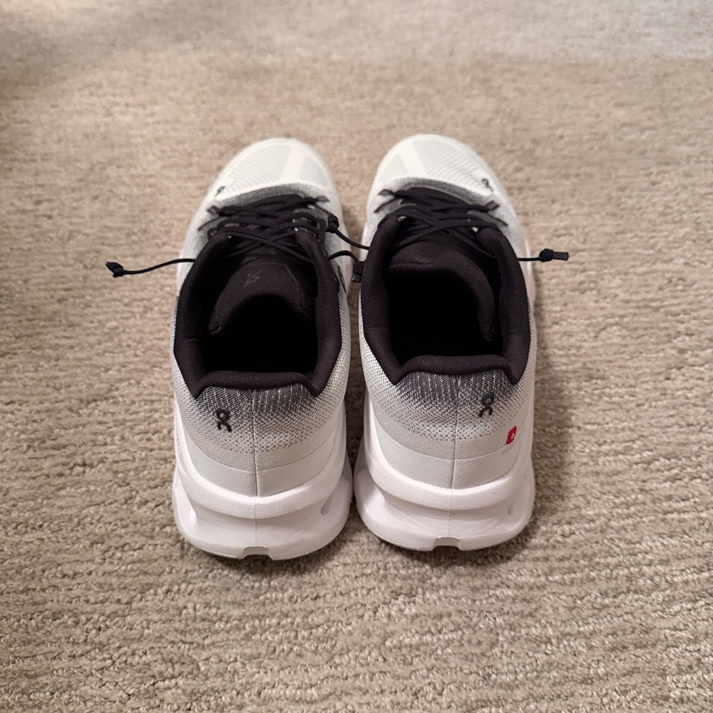 On Running Black and White Athletic Shoes - Picture 7 of 9
